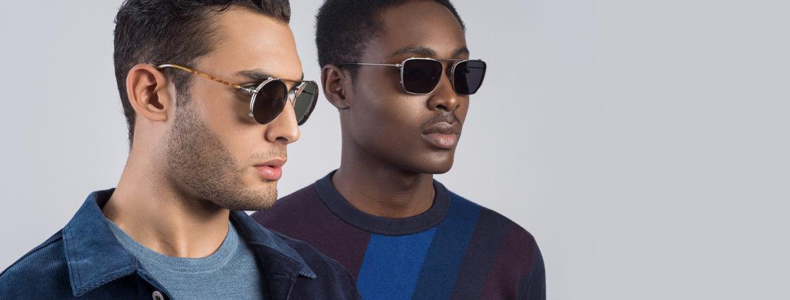 Mens Classy Elegant Exotic Sophisticated Retro Style SUNGLASSES Round