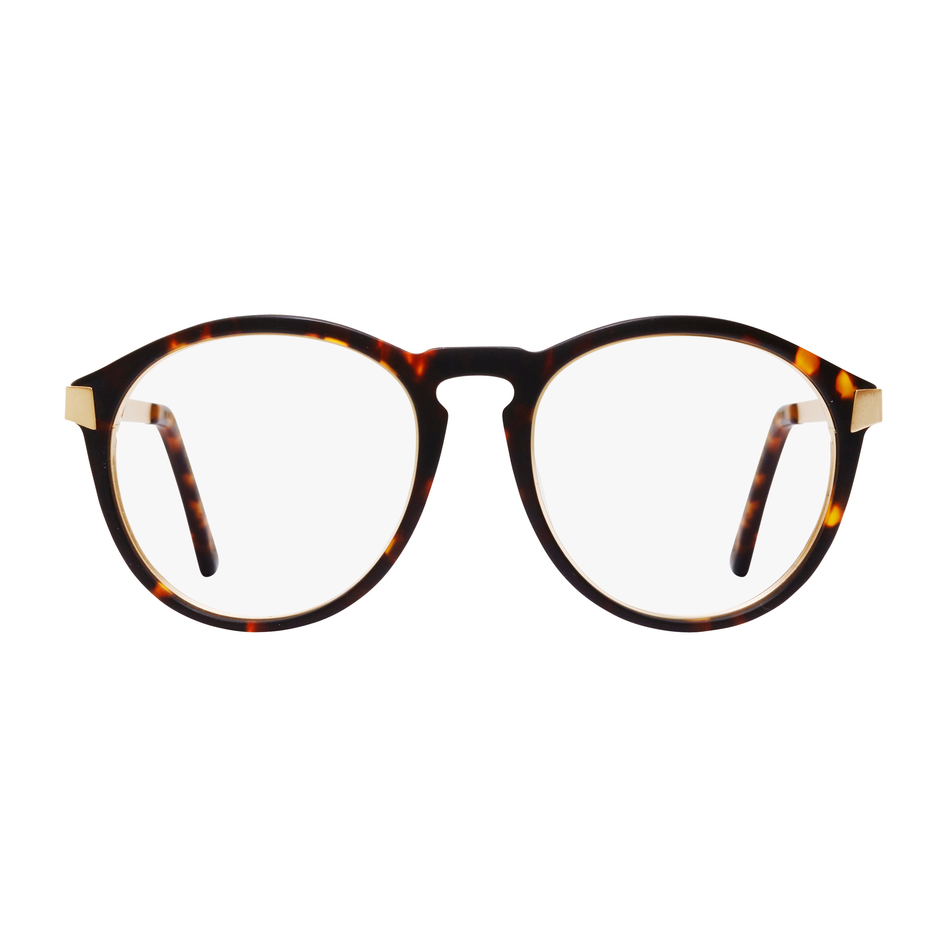 Matte Cognac Tortoise look