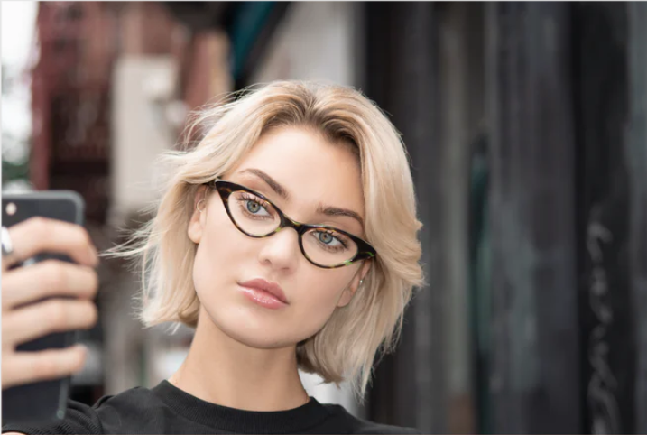 Virtual top fit glasses