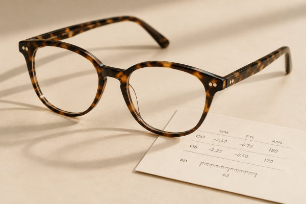 Eyeglasses with vision correction