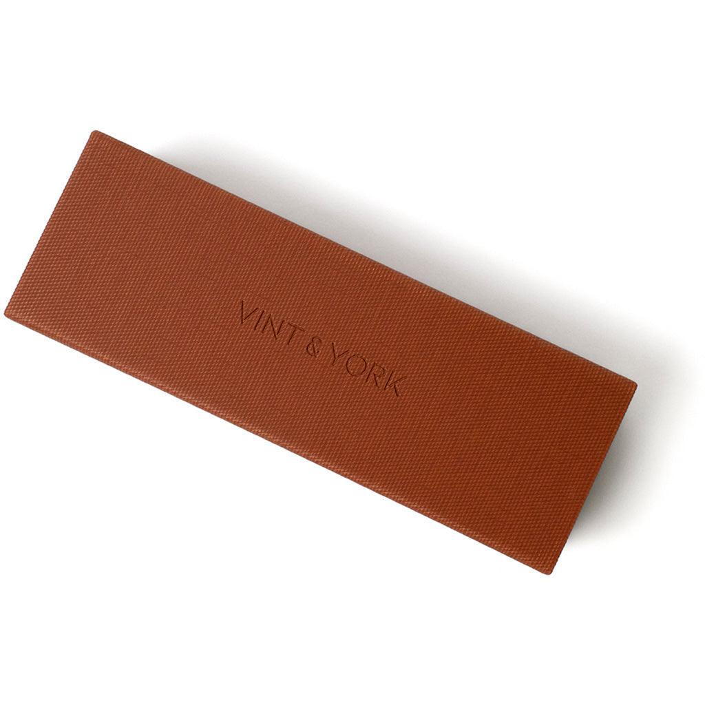 PREMIUM EYEWEAR CASE IN BROWN from Vint & York