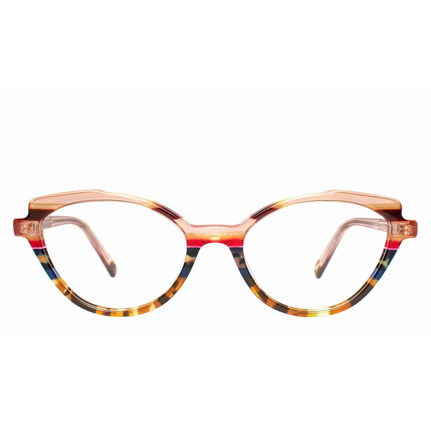 Pink Tortoise Stripe-look