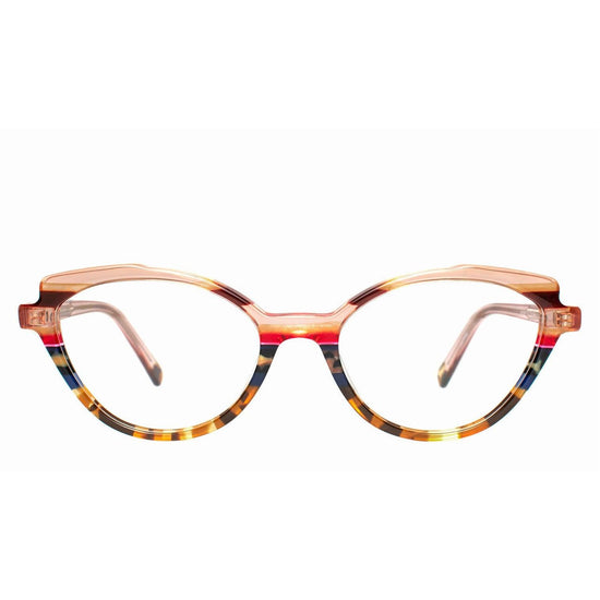Pink Tortoise Stripe-look