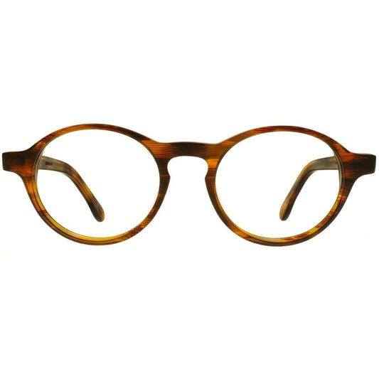 Aura Round Warm Tortoise Full Rim Eyeglasses | Eyebuydirect Canada