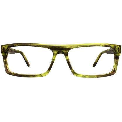 Large Frame Men's Women's Square Green Dark Black Tint Luxury