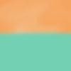 Teal On Peach-swatch