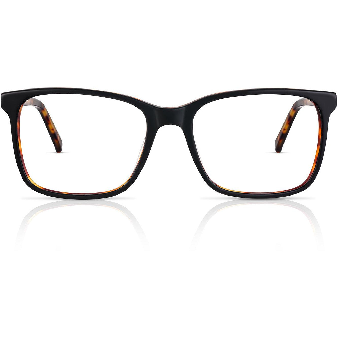 Matte Black & Walnut Tortoise-look