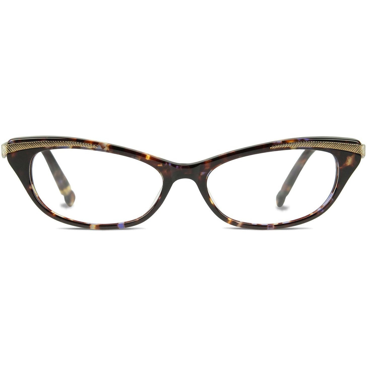 Indigo Tortoise Shell-look